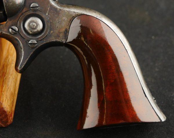 079-0521-7641, Colt Root Type II Special Order, .28 cal, 5 shot with 95% original tarnished silver. Untouched BUY NOW - Image 2