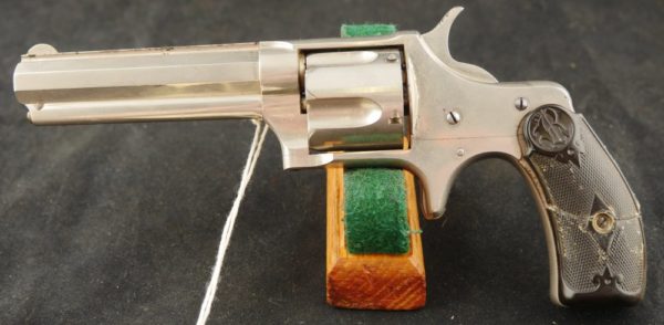 079-0221-2916, Remington Smoot .38 CF, 5 shot. 95% bright original nickel, BLOWOUT - Image 2