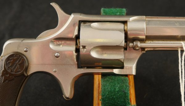 079-0221-2916, Remington Smoot .38 CF, 5 shot. 95% bright original nickel, BLOWOUT - Image 3