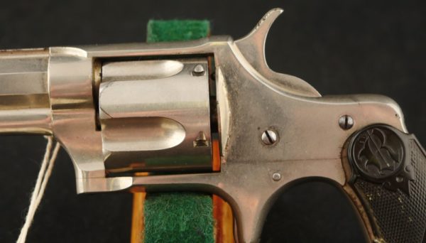 079-0221-2916, Remington Smoot .38 CF, 5 shot. 95% bright original nickel, BLOWOUT - Image 4