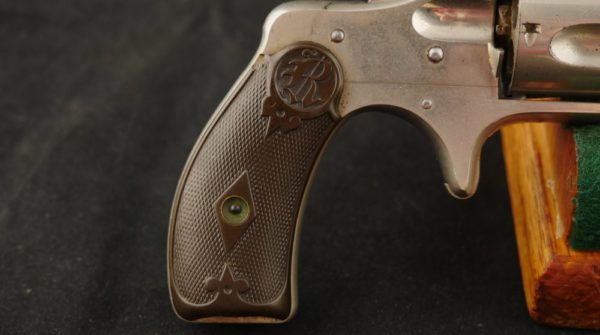 079-0221-2916, Remington Smoot .38 CF, 5 shot. 95% bright original nickel, BLOWOUT - Image 6