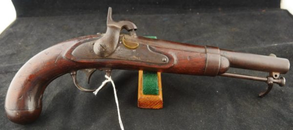 079-0621-7687, US M-1836 Flint Waters pistol with military conversion