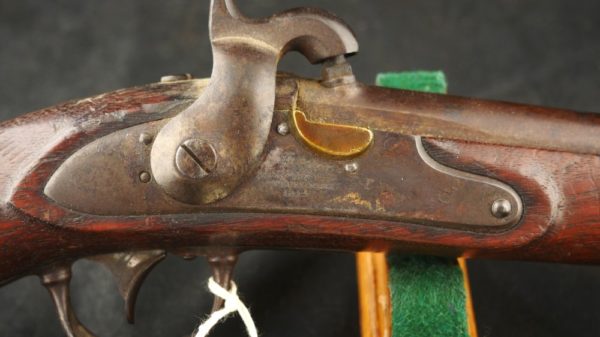 079-0621-7687, US M-1836 Flint Waters pistol with military conversion - Image 3