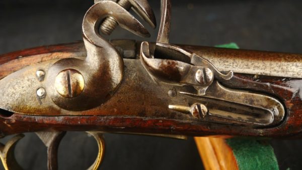 GR79-0621-5158, Belgium Flint Trade Pistol .54 cal smooth bore. BLOWOUT - Image 5