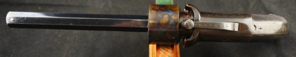 GR79-0821-5231, Cased exceptional English Transition Pepperbox 6 shot. BLOWOUT - Image 4