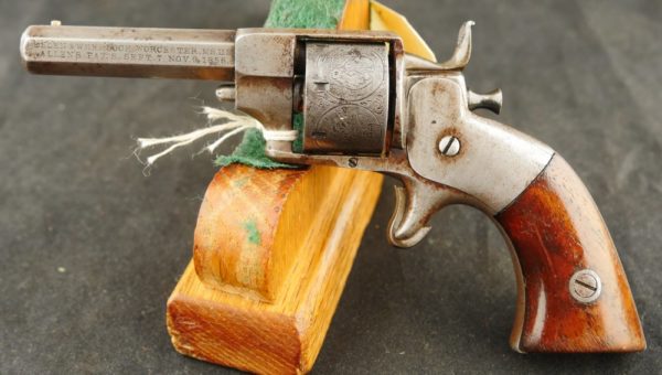 GR79-0921-5318, Cased Allen and Wheelock .22 Cal, Side Hammer. BLOWOUT - Image 9