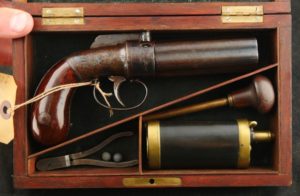 079-0921-3016, Union Arms 6 shot pepperbox in .31 cal with 4 inch barrels. BUY NOW