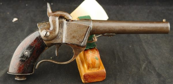 GR79-1021-5375, Sharps .34 cal single shot lever action pistol. Type 1, #2x. BUY NOW