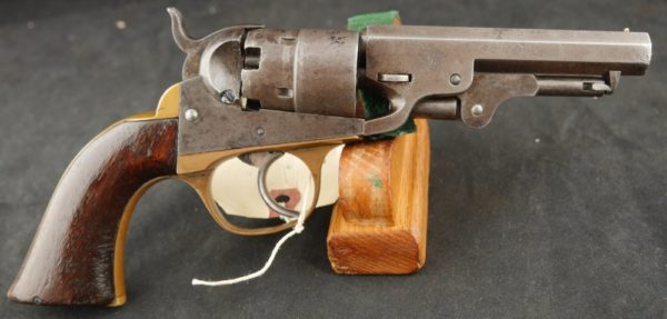 079-1121-5341,. Cooper .36 Cal, 5 shot navy with rebated cylinder. BLOWOUT