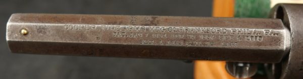 079-1121-5341,. Cooper .36 Cal, 5 shot navy with rebated cylinder. BLOWOUT - Image 7
