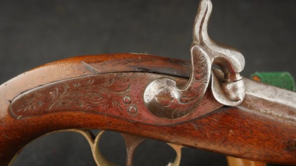 079-0122-8001, Single Shot Germanic Percussion Target Pistol. BLOWOUT - Image 2