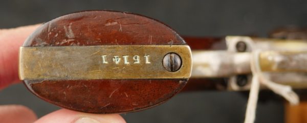 GR79-0122-4013, Manhattan Navy 5 shot .36 with 4 inch barrel Type III with recoil shield. BLOWOUT - Image 2