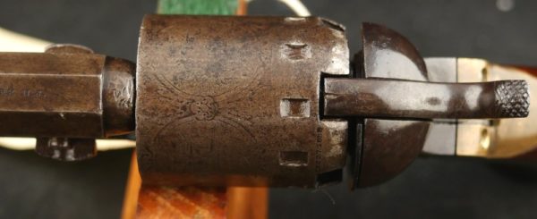 GR79-0122-4013, Manhattan Navy 5 shot .36 with 4 inch barrel Type III with recoil shield. BLOWOUT - Image 13