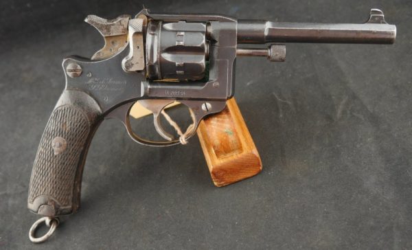 GR79-0222-4020, St. Etienne, French Military Model 1892 service revolver. BLOWOUT