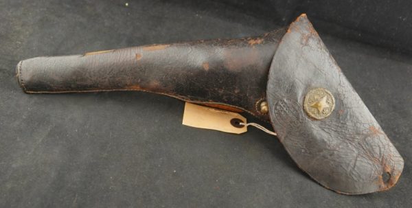 GR79-0123-4043, Confederate Captured with Original Brass Texas Rosette installed on holster flap. BUY NOW - Image 2