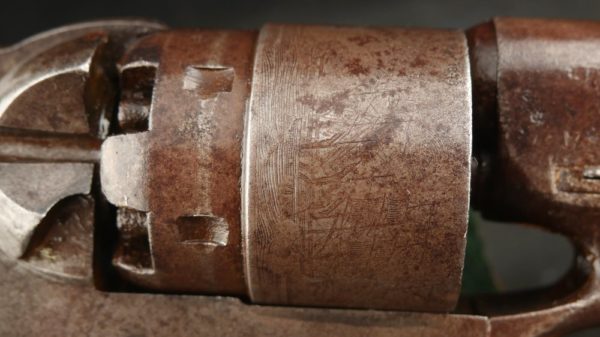 GR79-0123-4043, Confederate Captured with Original Brass Texas Rosette installed on holster flap. BUY NOW - Image 38