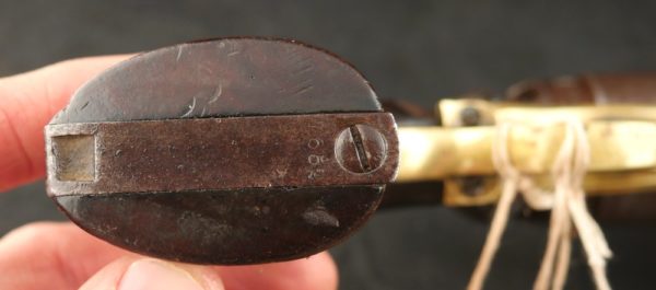 GR79-0123-4043, Confederate Captured with Original Brass Texas Rosette installed on holster flap. BUY NOW - Image 41