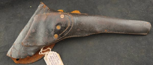 GR79-0123-4043, Confederate Captured with Original Brass Texas Rosette installed on holster flap. BUY NOW - Image 4
