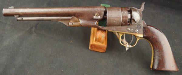 GR79-0123-4043, Confederate Captured with Original Brass Texas Rosette installed on holster flap. BUY NOW - Image 6