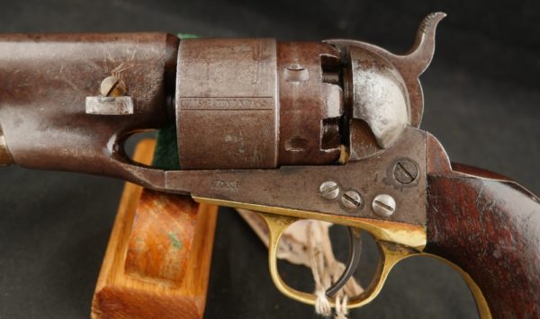 GR79-0123-4043, Confederate Captured with Original Brass Texas Rosette installed on holster flap. BUY NOW - Image 9