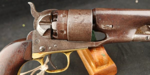 GR79-0123-4043, Confederate Captured with Original Brass Texas Rosette installed on holster flap. BUY NOW - Image 10