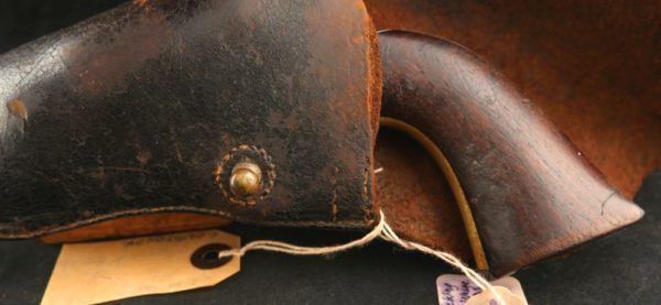 GR79-0123-4043, Confederate Captured with Original Brass Texas Rosette installed on holster flap. BUY NOW - Image 21