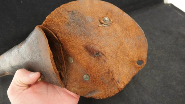 GR79-0123-4043, Confederate Captured with Original Brass Texas Rosette installed on holster flap. BUY NOW - Image 27