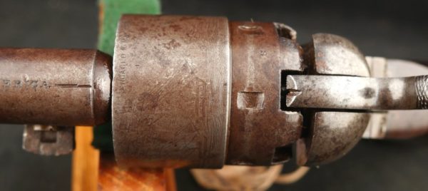 GR79-0123-4043, Confederate Captured with Original Brass Texas Rosette installed on holster flap. BUY NOW - Image 29