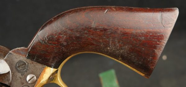 GR79-0123-4043, Confederate Captured with Original Brass Texas Rosette installed on holster flap. BUY NOW - Image 32