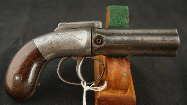 079-0123-7894, Allen and Wheelock .31 cal, 4 shot pepperbox. BLOWOUT