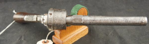 GR79-0622-4208, Civil War Perrin Revolver, factory engraved. BUY NOW - Image 5