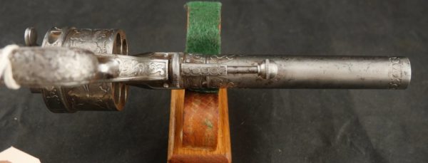 GR79-0622-4208, Civil War Perrin Revolver, factory engraved. BUY NOW - Image 4