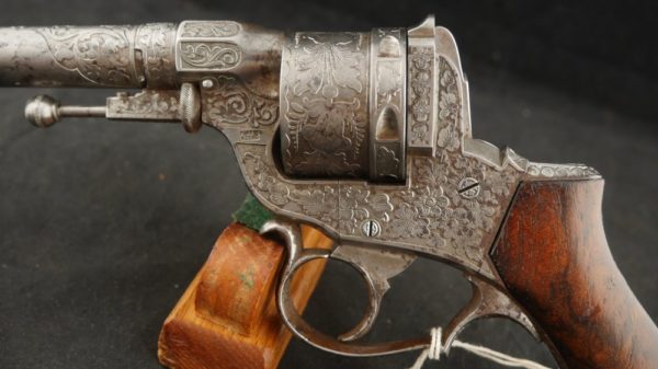 GR79-0622-4208, Civil War Perrin Revolver, factory engraved. BUY NOW - Image 22