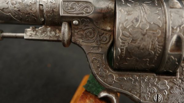 GR79-0622-4208, Civil War Perrin Revolver, factory engraved. BUY NOW - Image 19