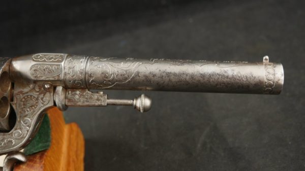 GR79-0622-4208, Civil War Perrin Revolver, factory engraved. BUY NOW - Image 17