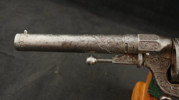 GR79-0622-4208, Civil War Perrin Revolver, factory engraved. BUY NOW - Image 16