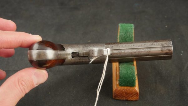 079-0422-7807, Rare Leonard 4 barrel pepperbox made in Charlestown, Mass. BUY NOW - Image 6