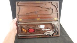 GR79-0722-4254, Frank Wesson Cased Medium Framed Pocket Rifle. BUY NOW