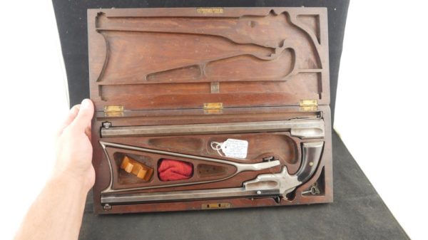 GR79-0722-4254, Frank Wesson Cased Medium Framed Pocket Rifle. BUY NOW