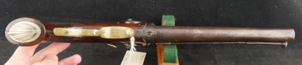 079-0722-8058, Howda style over/under double barrel percussion pistol. BLOWOUT - Image 2