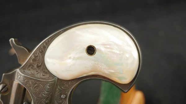 079-0722-8061, Remington Double Deringer, Custom Engraved with Pearl Grips. BUY NOW - Image 10