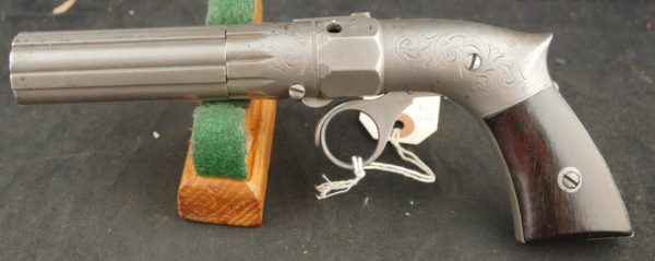 079-0123-8077, Robbins and Lawrence 5 shot .28 cal pepperbox. BLOWOUT - Image 2