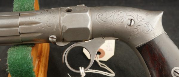 079-0123-8077, Robbins and Lawrence 5 shot .28 cal pepperbox. BLOWOUT - Image 6