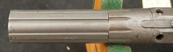 079-0123-8077, Robbins and Lawrence 5 shot .28 cal pepperbox. BLOWOUT - Image 9
