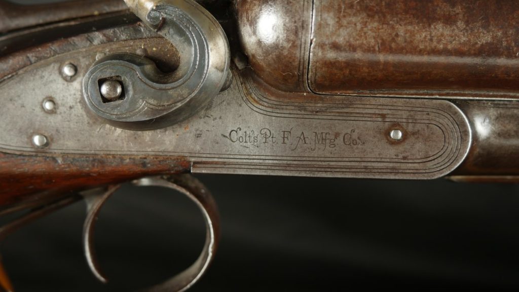 GR7906224213, Colt Model 1878 DB Shotgun. Gauges to 10 GA. BLOWOUT