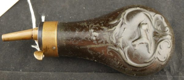 GR79-0722-4303, Remington Brass Flask for a cased pistol. BLOWOUT - Image 2