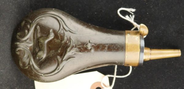 GR79-0722-4303, Remington Brass Flask for a cased pistol. BLOWOUT - Image 3