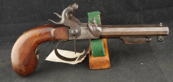 079-0722-8070, Double Barrel Percussion with Flip Bayonet. BLOWOUT