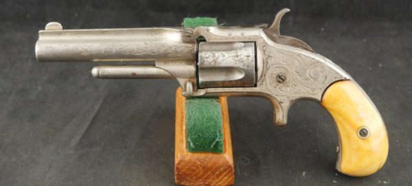 079-0123-8015, Engraved Smith and Wesson # 1 1/2 .32 RF. BLOWOUT - Image 9
