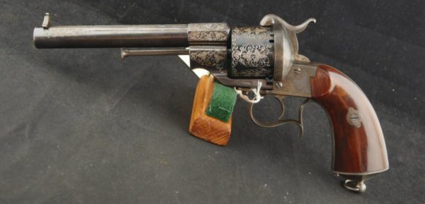 GR79-1122-4389, Factory Engraved M-1856 9 MM Pinfire Revolver. BUY NOW - Image 3
